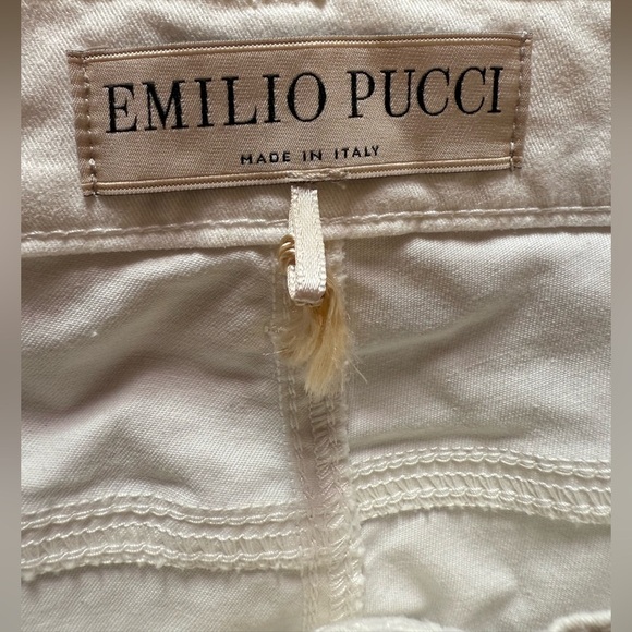 Emilio Pucci  Off White Jeans  Boot Size US 12 . UK 14 Bolo Brand Made In Italy - Picture 16 of 16